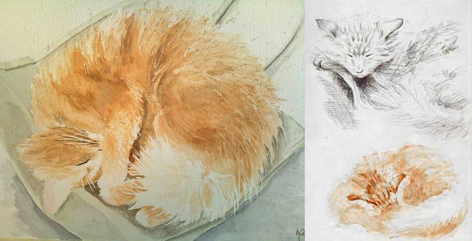 Cat Paintings